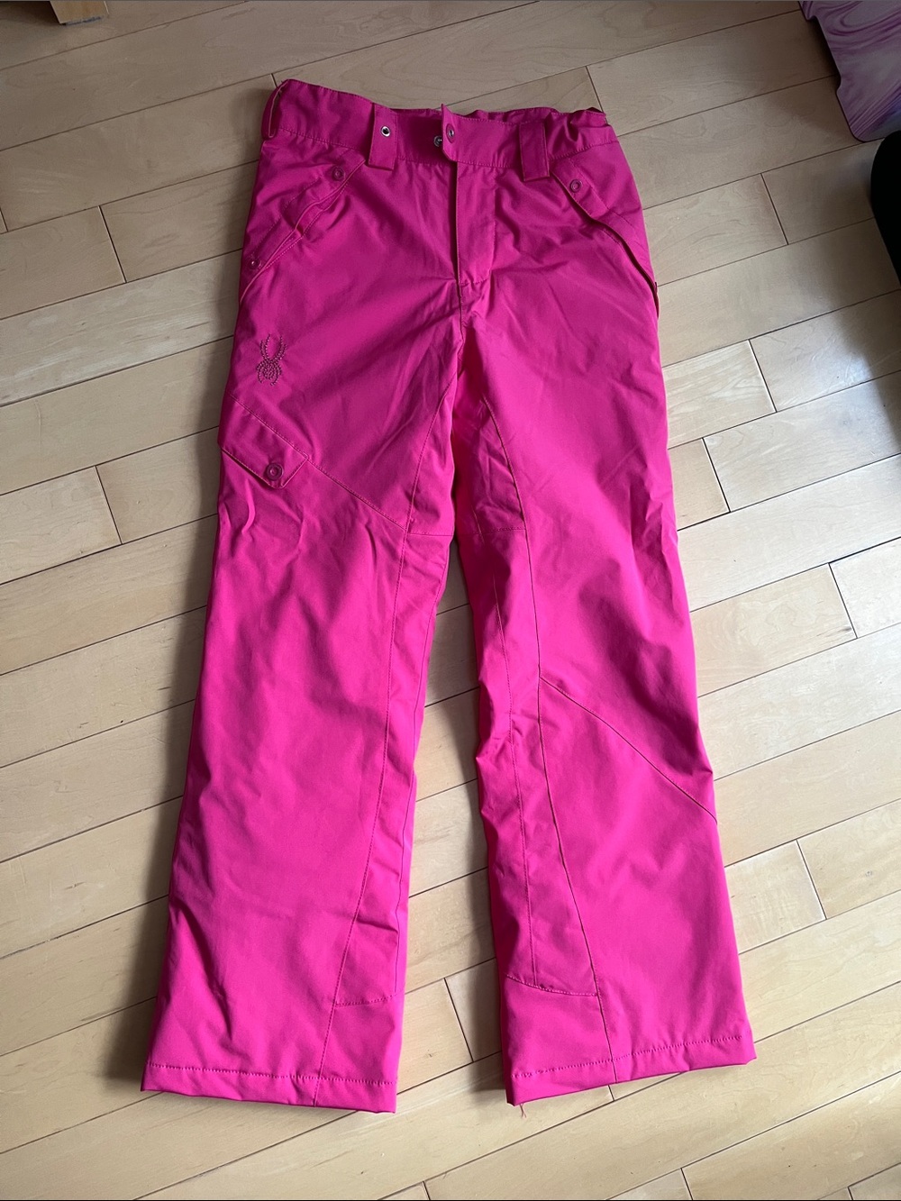 Spyder Hot Pink Kids Snow Pants